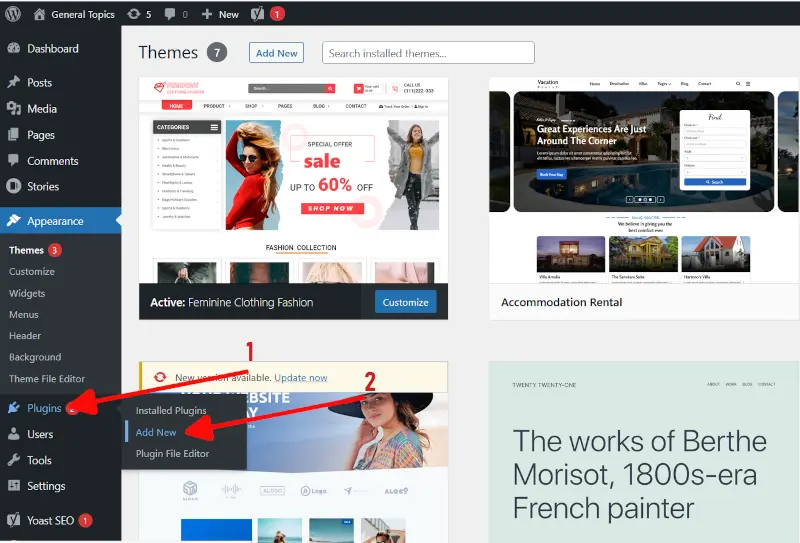 How to start a blog -- installing seo plugin